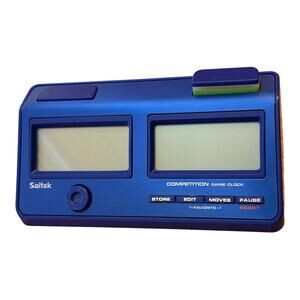 Saitek Competition Game Clock (CZ02) - Dual LCD Screen Chess Timer.